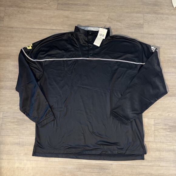 adidas Other - Adidas Men Stadium 1/4 Snap Aeroready Long Sleeve Sweater Mens Size XL Black